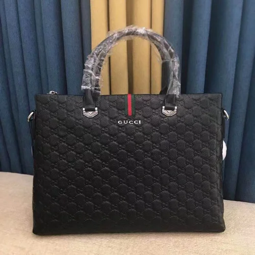 11 Gucci Original Briefcase Men Authentic Leather Luxury