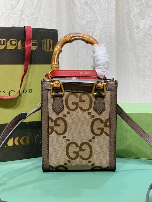 11 Gucci Original Cell Phone Bag Mini Authentic GG Canvas