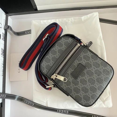 11 Gucci Original Cell Phone Bag Mini Authentic GG Canvas