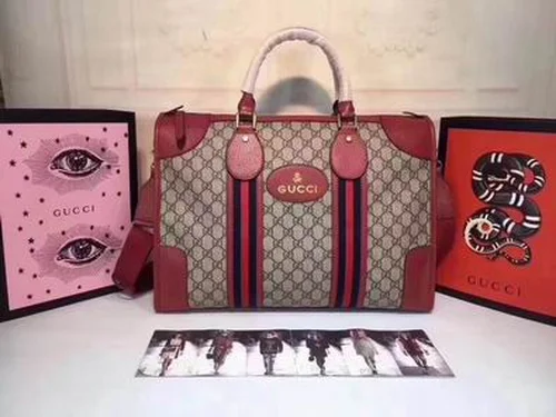 11 Gucci Original Men's Travel Bag Large Authentic Canvas