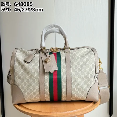 11 Gucci Original Men's Travel Bag Large Authentic Canvas