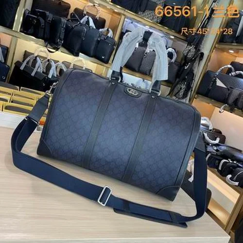 11 Gucci Original Men's Travel Bag Large Authentic Canvas