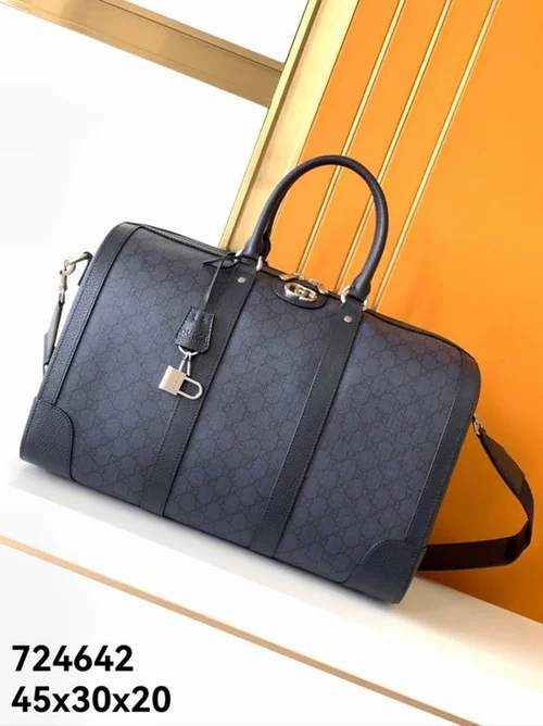 11 Gucci Original Men's Travel Bag Large Authentic Canvas