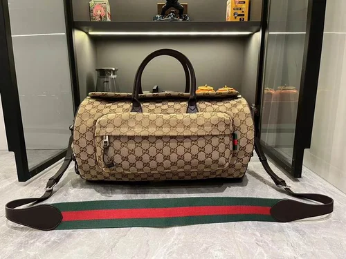 11 Gucci Original Men's Travel Bag Large Authentic Canvas