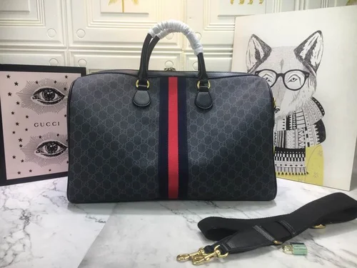 11 Gucci Original Men's Travel Bag Large Authentic Canvas