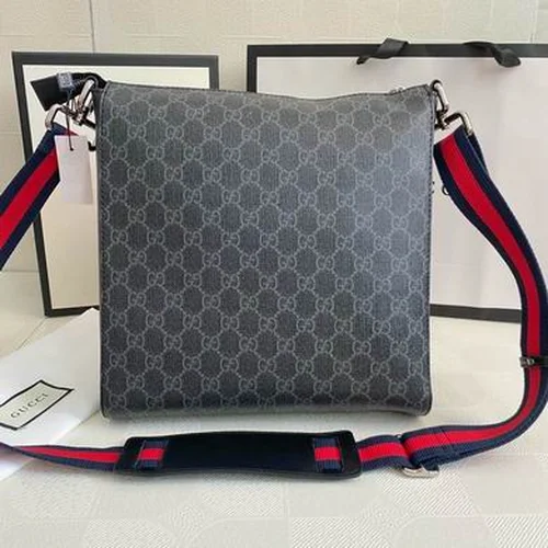 11 Gucci Original Men's Messenger Bag Authentic GG Canvas