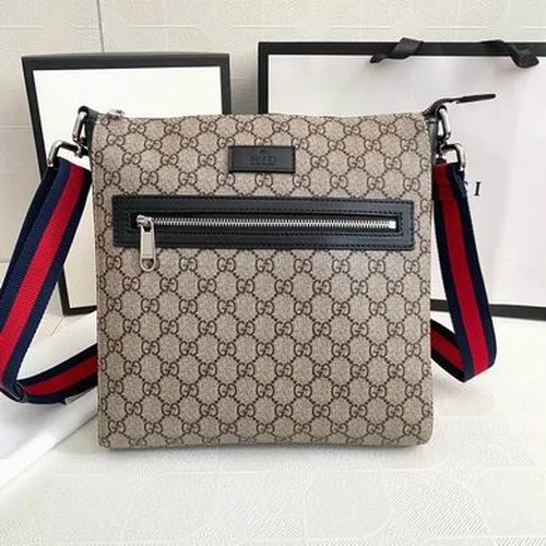11 Gucci Original Men's Messenger Bag Authentic GG Canvas