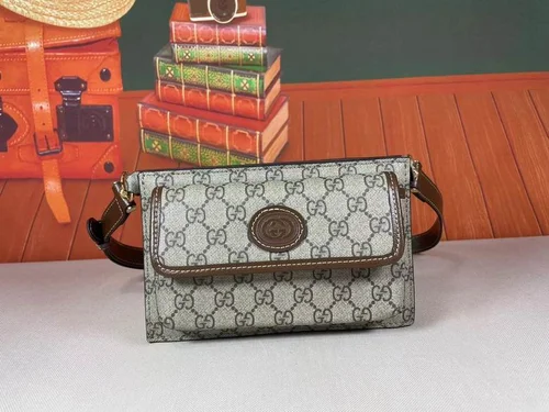 11 Gucci Original Men's Messenger Bag Authentic GG Canvas