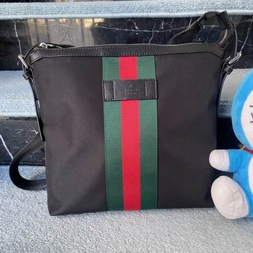 11 Gucci Original Men's Messenger Bag Authentic GG Canvas