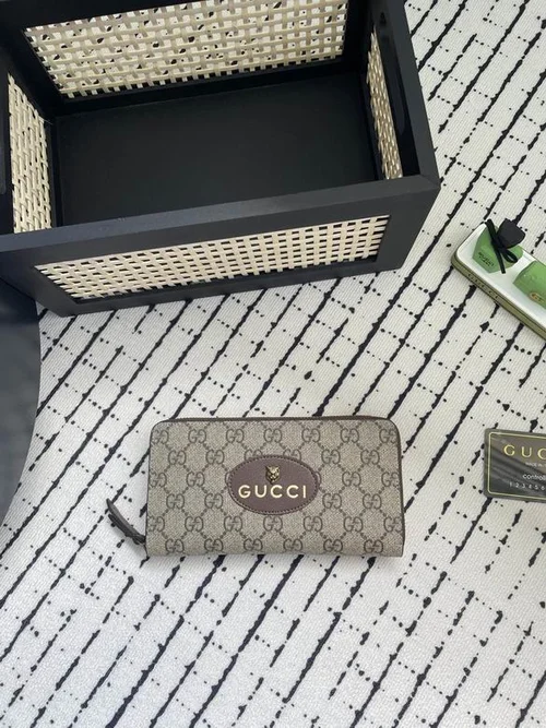 11 Gucci Original Women's Wallet Authentic GG Canvas Luxury