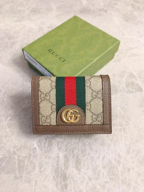 11 Gucci Original Women's Wallet Authentic GG Canvas Luxury