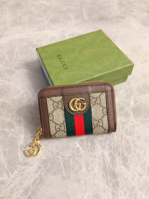 11 Gucci Original Women's Wallet Authentic GG Canvas Luxury