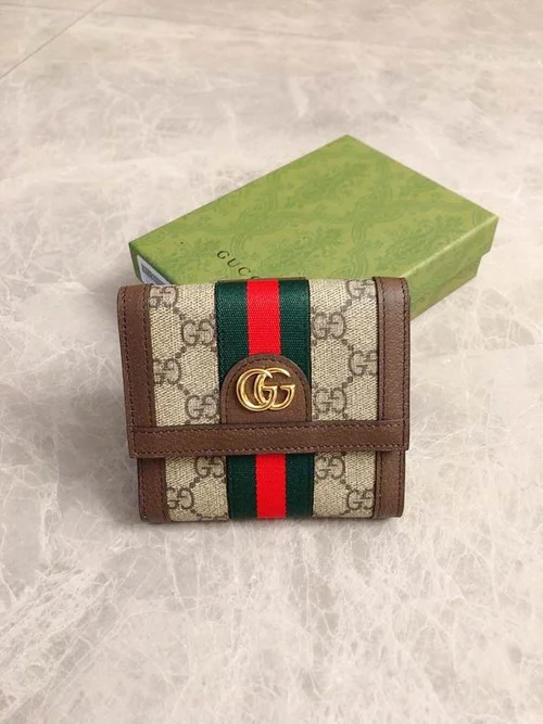 11 Gucci Original Women's Wallet Authentic GG Canvas Luxury
