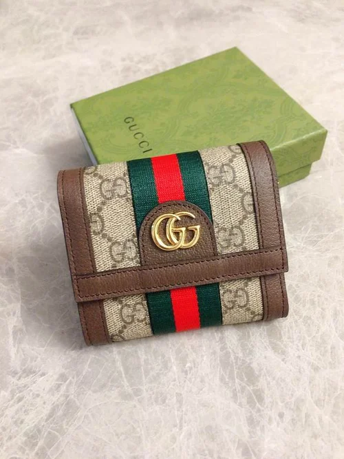 11 Gucci Original Women's Wallet Authentic GG Canvas Luxury
