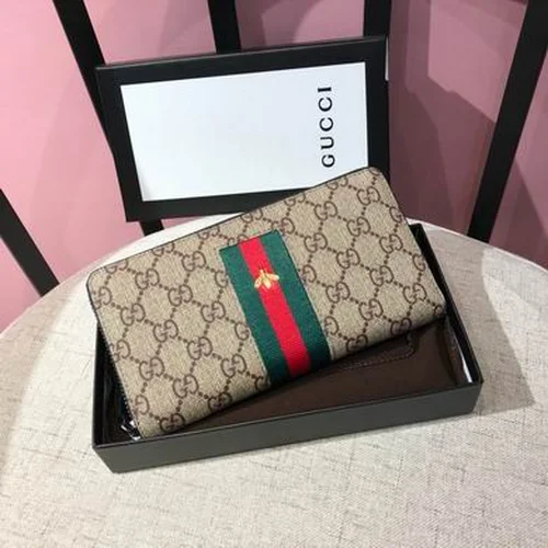 11 Gucci Original Women's Wallet Authentic GG Canvas Luxury