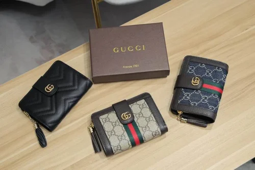 11 Gucci Original Women's Wallet Authentic GG Canvas Luxury
