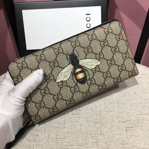 11 Gucci Original Women's Wallet Authentic GG Canvas Luxury
