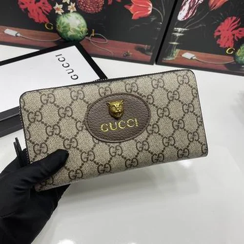 11 Gucci Original Women's Wallet Authentic GG Canvas Luxury