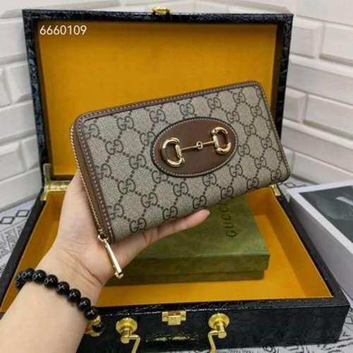 11 Gucci Original Women's Wallet Authentic GG Canvas Luxury