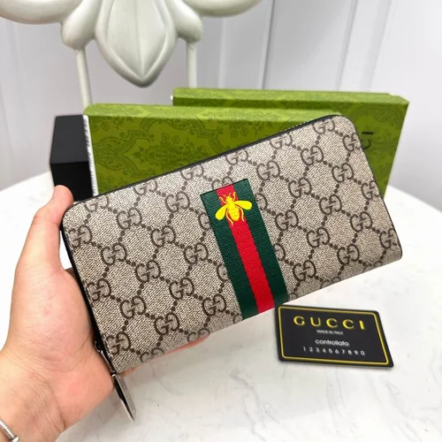 11 Gucci Original Women's Wallet Authentic GG Canvas Luxury