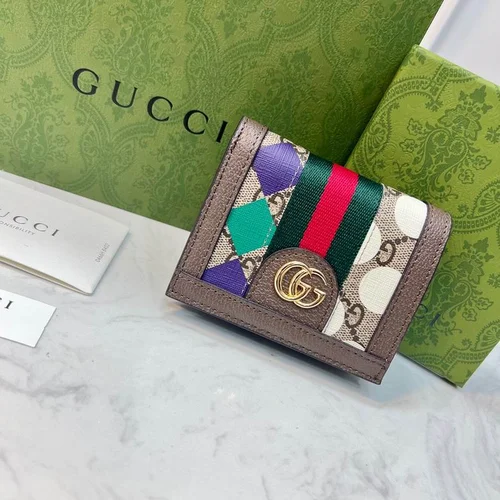 11 Gucci Original Women's Wallet Authentic GG Canvas Luxury