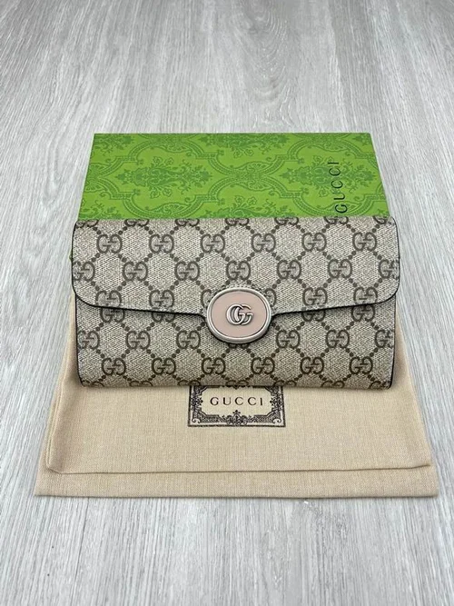 11 Gucci Original Women's Wallet Authentic GG Canvas Luxury
