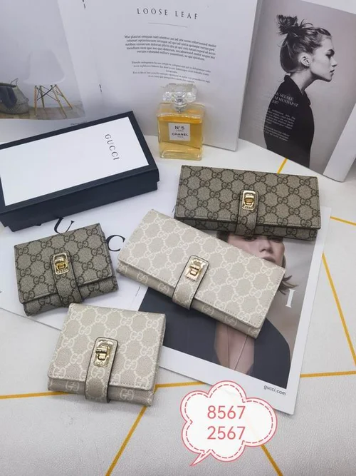 11 Gucci Original Women's Wallet Authentic GG Canvas Luxury