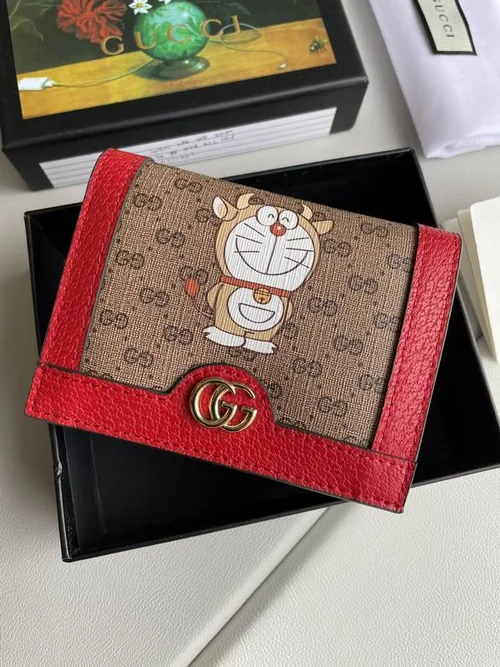 11 Gucci Original Women's Wallet Authentic GG Canvas Luxury