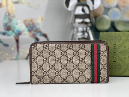 11 Gucci Original Women's Wallet Authentic GG Canvas Luxury