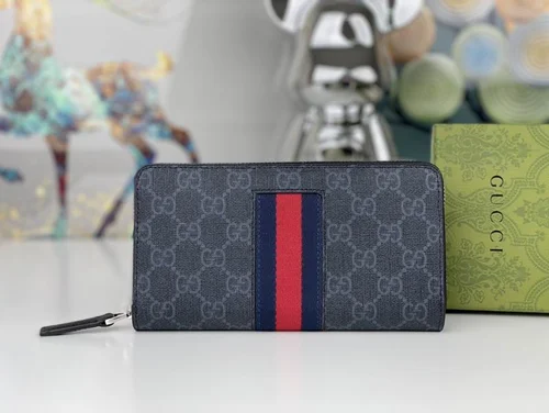 11 Gucci Original Women's Wallet Authentic GG Canvas Luxury