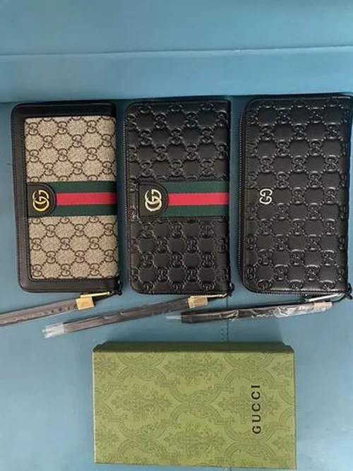 11 Gucci Original Women's Wallet Authentic GG Canvas Luxury