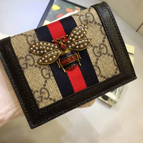 11 Gucci Original Women's Wallet Authentic GG Canvas Luxury