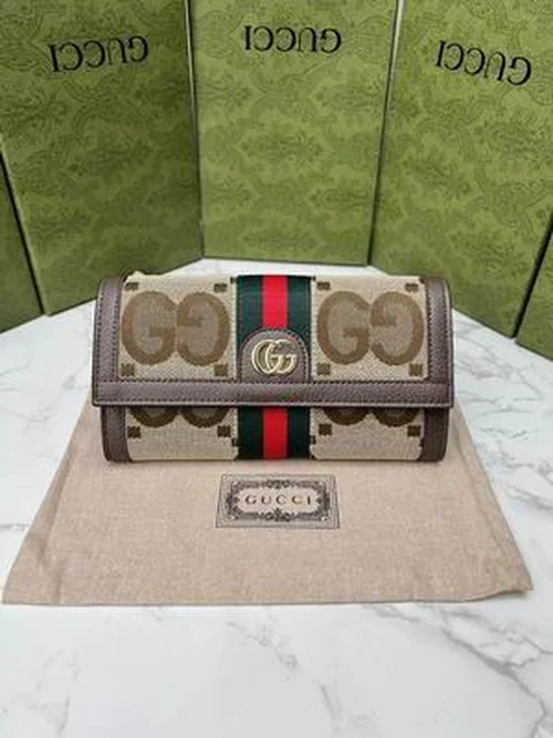 11 Gucci Original Women's Wallet Authentic GG Canvas Luxury