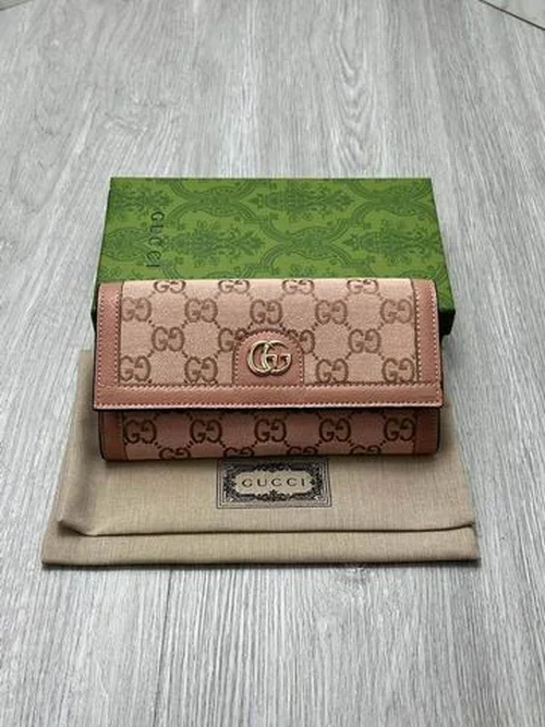 11 Gucci Original Women's Wallet Authentic GG Canvas Luxury