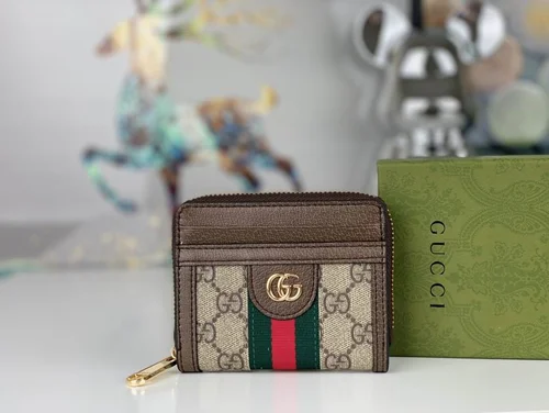 11 Gucci Original Women's Wallet Authentic GG Canvas Luxury