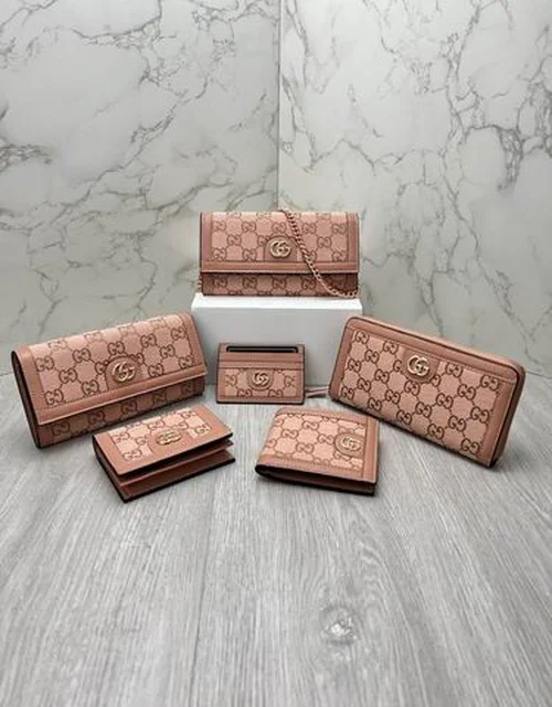 11 Gucci Original Women's Wallet Authentic GG Canvas Luxury