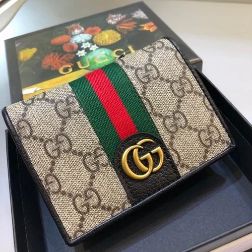 11 Gucci Original Women's Wallet Authentic GG Canvas Luxury
