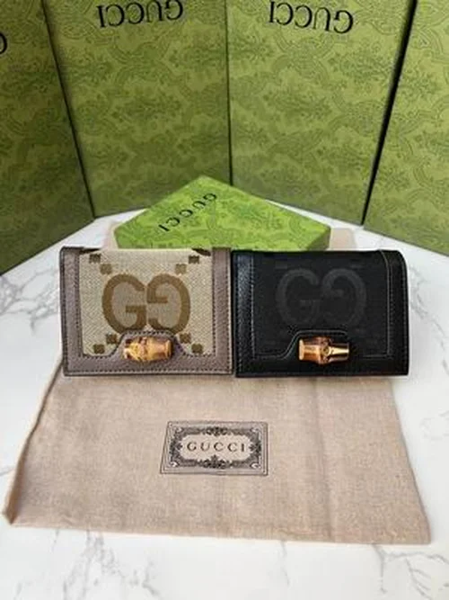 11 Gucci Original Women's Wallet Authentic GG Canvas Luxury