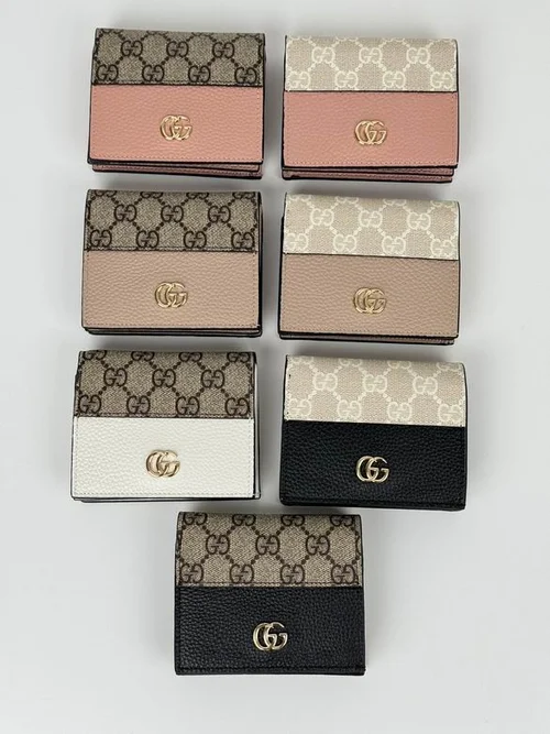 11 Gucci Original Women's Wallet Authentic GG Canvas Luxury