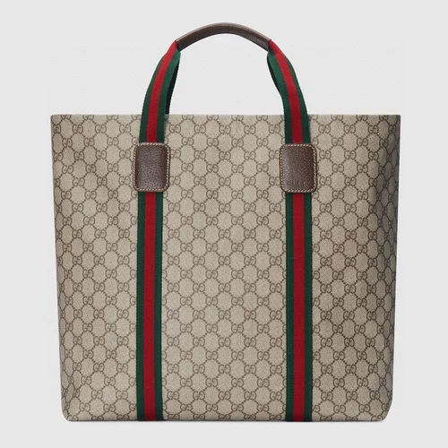 Gucci Original Tote Bags Large Authentic GG Canvas Luxury
