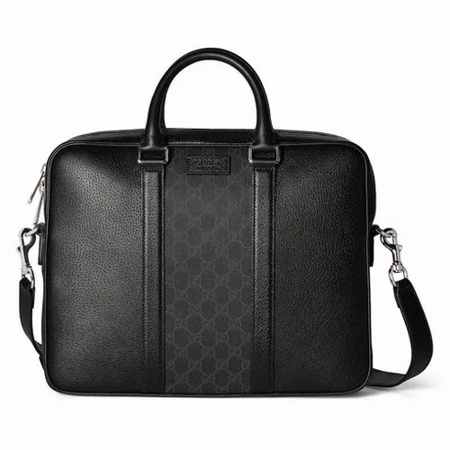 Gucci Original Briefcase Men Authentic Leather Luxury