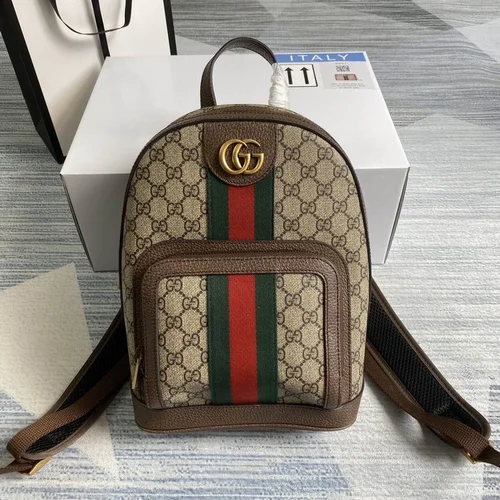 Gucci Original Backpack Large Authentic GG Canvas Luxury