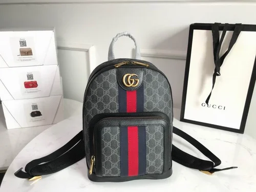 Gucci Original Backpack Large Authentic GG Canvas Luxury