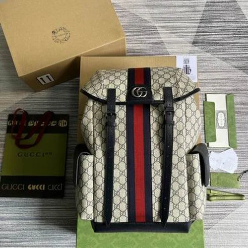 Gucci Original Backpack Large Authentic GG Canvas Luxury