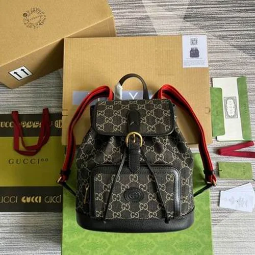 Gucci Original Backpack Large Authentic GG Canvas Luxury
