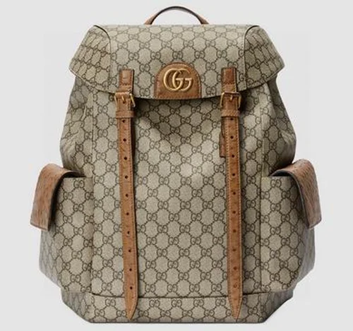 Gucci Original Backpack Large Authentic GG Canvas Luxury
