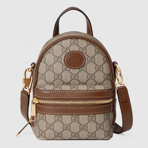 Gucci Original Backpack Large Authentic GG Canvas Luxury