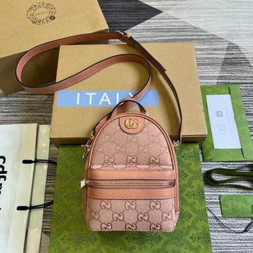 Gucci Original Backpack Large Authentic GG Canvas Luxury