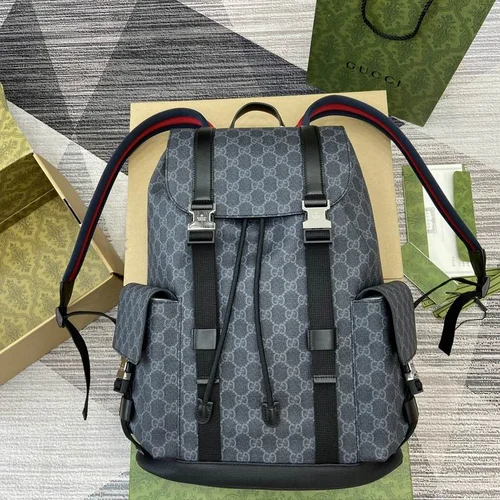 Gucci Original Backpack Large Authentic GG Canvas Luxury