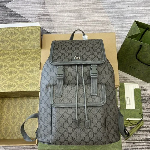 Gucci Original Backpack Large Authentic GG Canvas Luxury